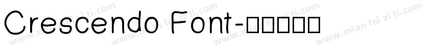 Crescendo Font字体转换